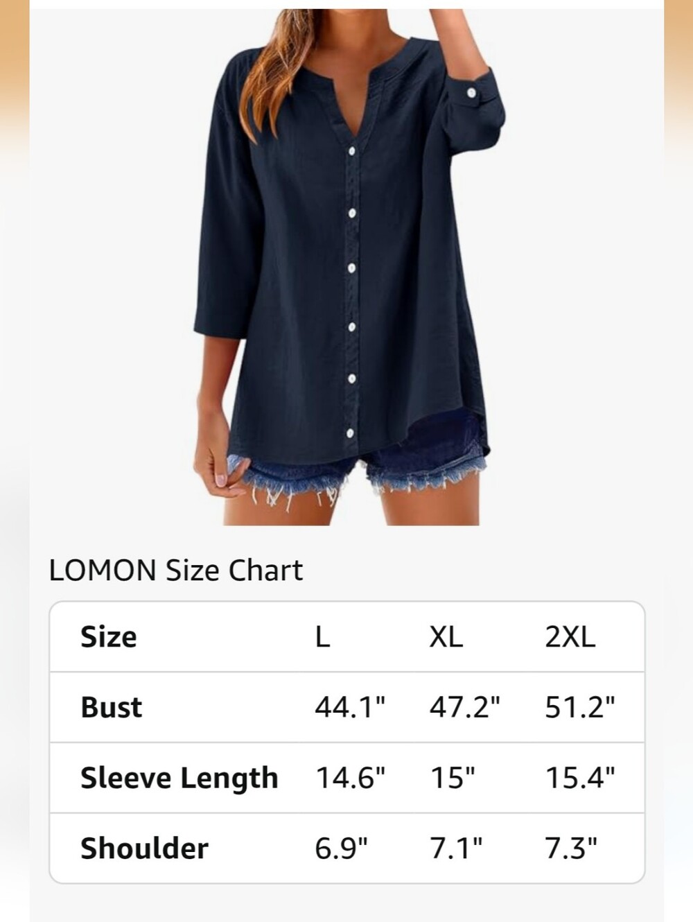 Amazon Button Front Shirt - Picture 4 of 8